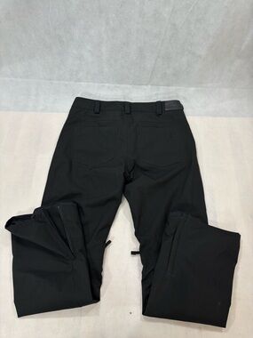 Burton Snow Pants Men’s L Black Living Lining Ski Waterproof Zip Legs
